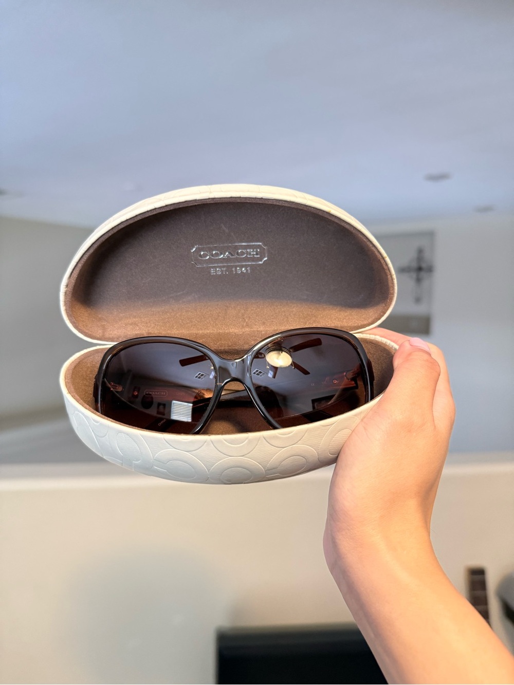 Vintage Coach S2029 Brown Sunglasses